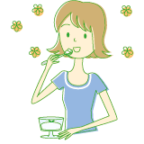 ヨーグルトの摂取イメージ