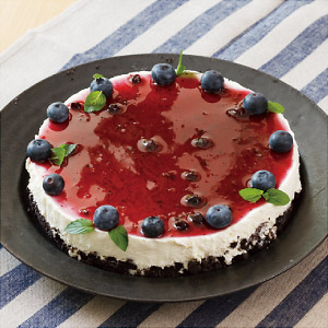 ブルーベリーのレアチーズケーキ ブルーベリーのレアチーズケーキ