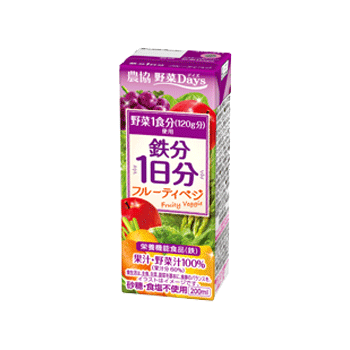 農協 野菜Days 鉄分1日分 フルーティベジ