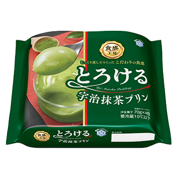 食感工房とろける宇治抹茶プリン