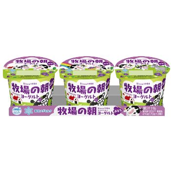 牧場の朝ヨーグルト ぶどう