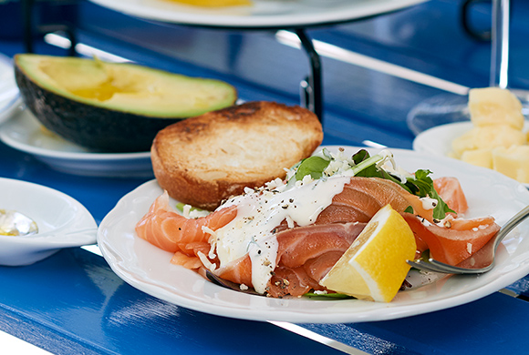 サーモンマリネのミニビュッフェ